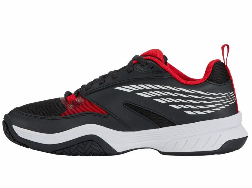 K-Swiss SPEEDEX Stretch Limo / White / High Risk Red | Men Tennis