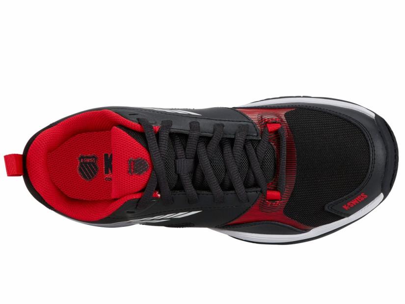 K-Swiss SPEEDEX Stretch Limo / White / High Risk Red | Men Tennis