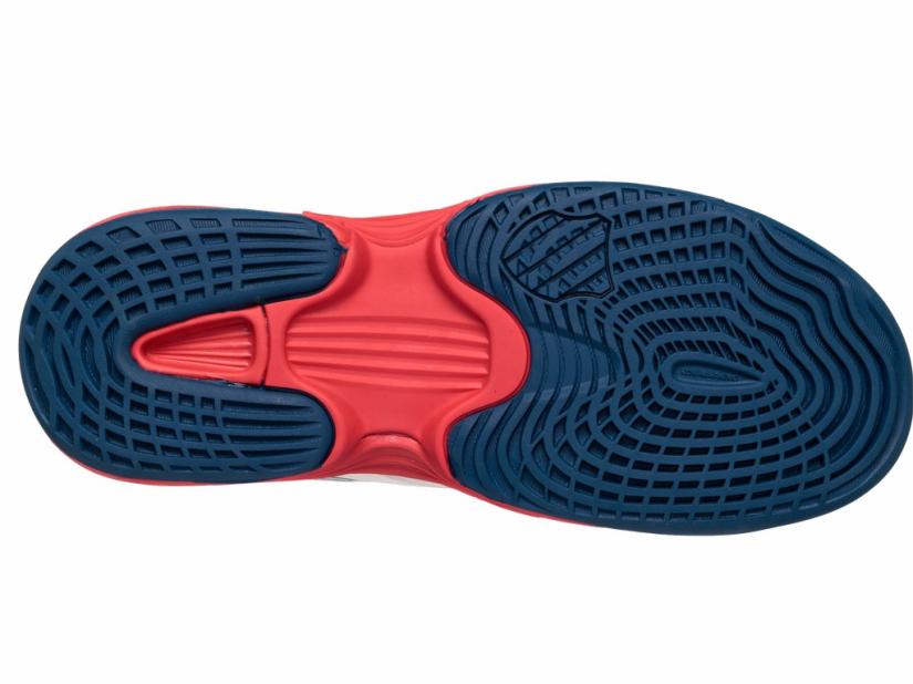 K-Swiss SPEEDTRAC Blanc De Blanc/ Blue Opal /lollipop | Kids Teens (8-16 Years)