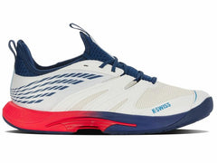 K-Swiss SPEEDTRAC Blanc De Blanc/ Blue Opal /lollipop | Men Tennis