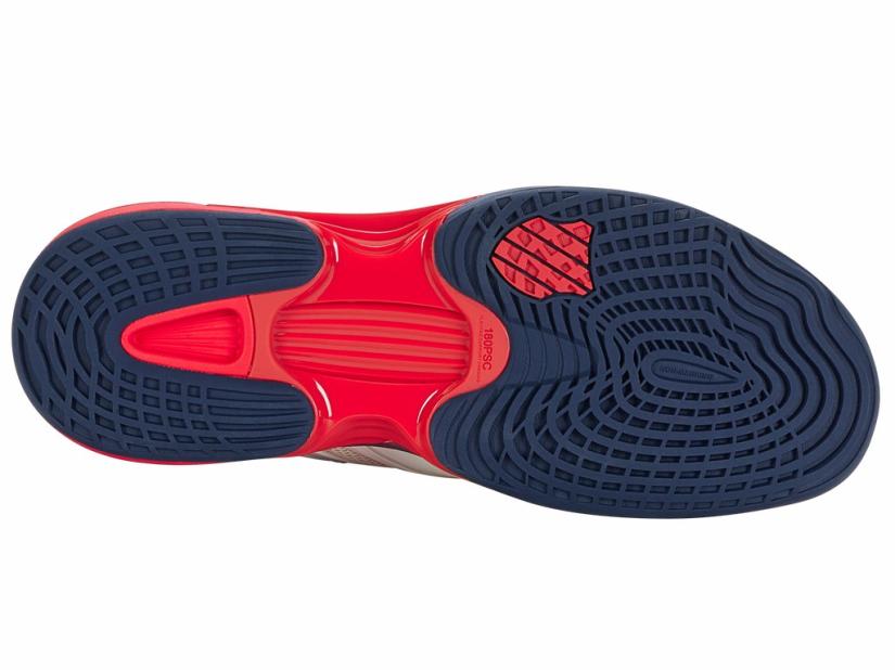 K-Swiss SPEEDTRAC Blanc De Blanc/ Blue Opal /lollipop | Men Tennis