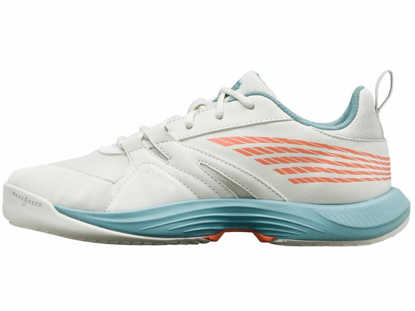 K-Swiss SPEEDTRAC Blanc De Blanc/nile Blue/desert Flower | Kids Teens (8-16 Years)