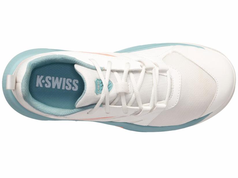 K-Swiss SPEEDTRAC Blanc De Blanc/nile Blue/desert Flower | Kids Tennis