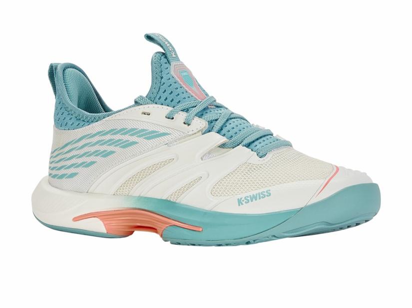 K-Swiss SPEEDTRAC Blanc De Blanc/nile Blue/desert Flower | Women Tennis