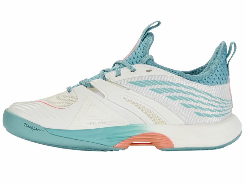K-Swiss SPEEDTRAC Blanc De Blanc/nile Blue/desert Flower | Women Tennis