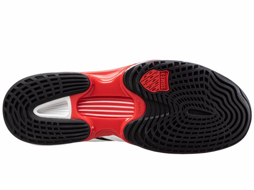 K-Swiss SPEEDTRAC Bright White/stretch Limo/high Risk Red | Men Tennis