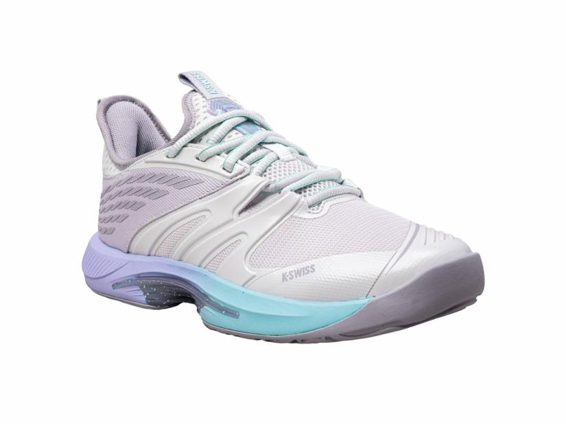 K-Swiss SPEEDTRAC Nimbus Cloud/lilac Gray/neon Purple | Women Tennis