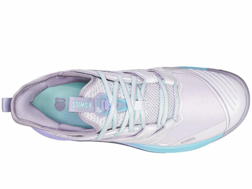 K-Swiss SPEEDTRAC Nimbus Cloud/lilac Gray/neon Purple | Women Tennis