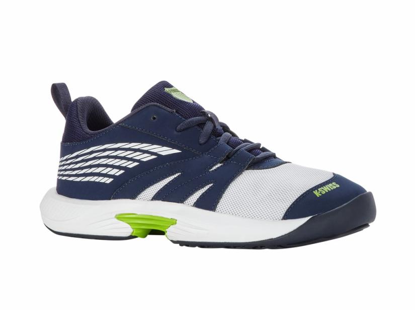 K-Swiss SPEEDTRAC White/peacoat/lime Green | Kids Teens (8-16 Years)