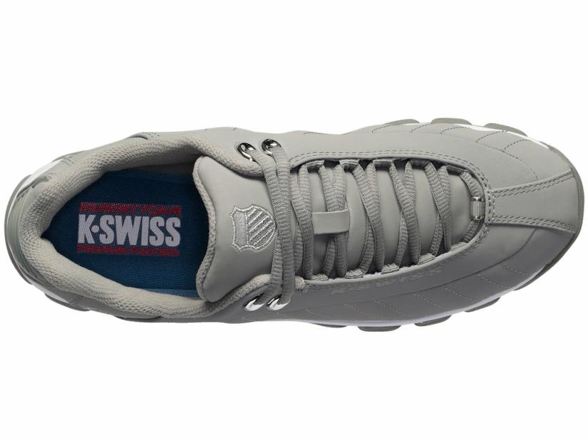 K-Swiss ST329 CMF Neutral Gray/silver | Men Wide Shoes