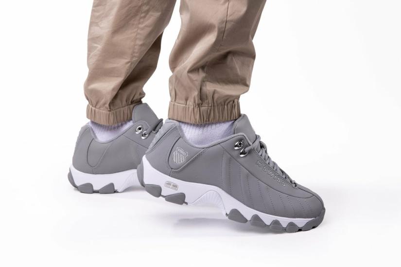 K-Swiss ST329 CMF Neutral Gray/silver | Men Wide Shoes