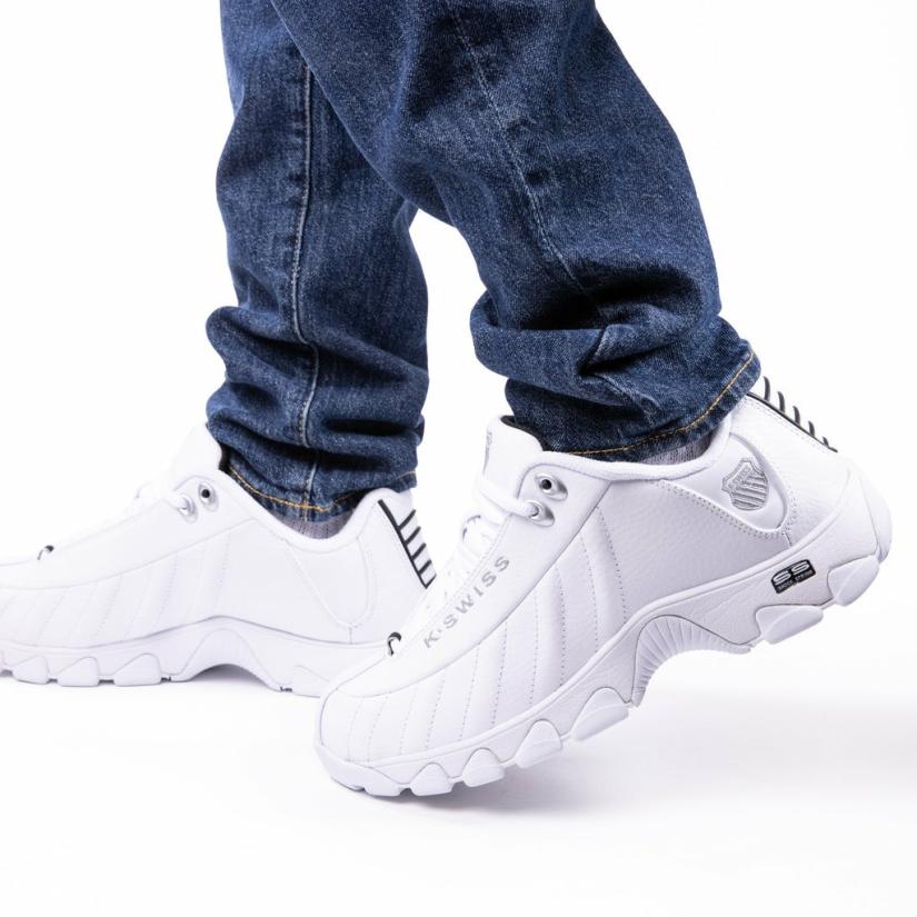 K-Swiss ST329 CMF White/black/silver | Men Lifestyle