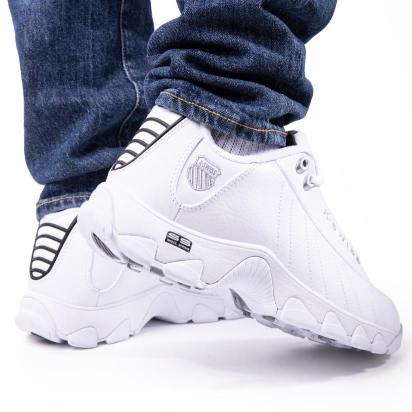 K-Swiss ST329 CMF White/black/silver | Men Lifestyle