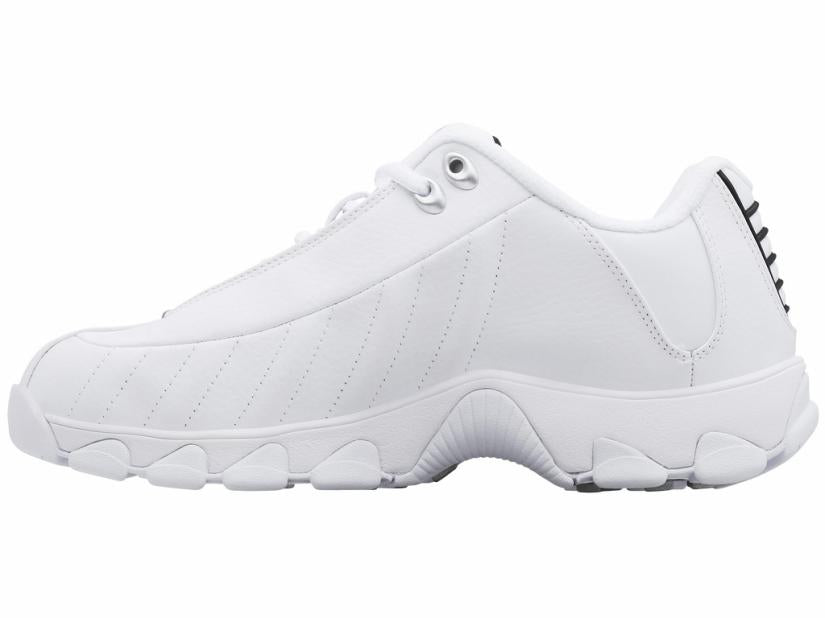 K-Swiss ST329 CMF White/black/silver | Men Wide Shoes