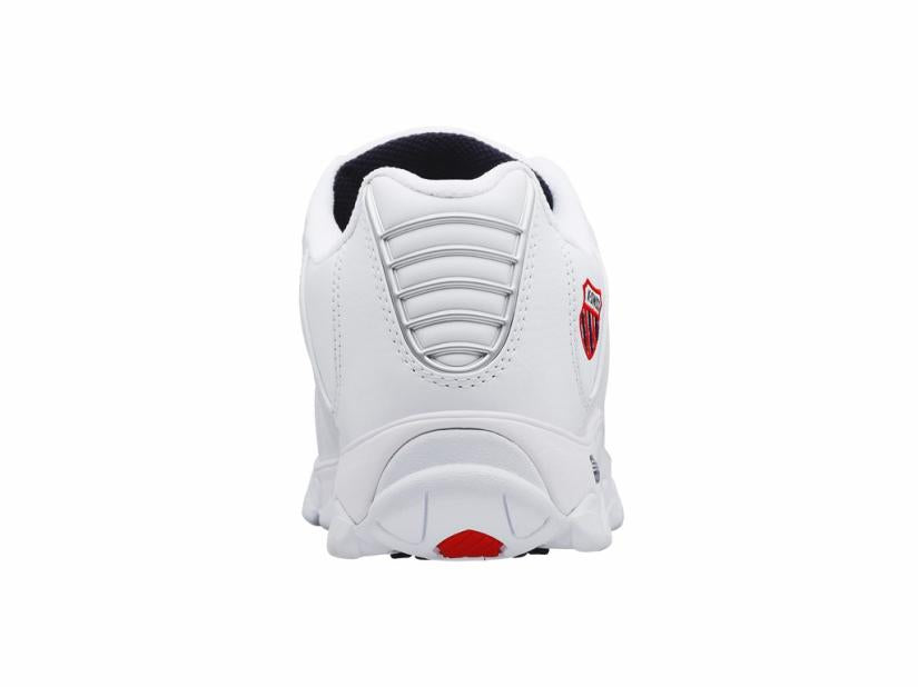 K-Swiss ST329 CMF White/navy/red | Men Wide Shoes
