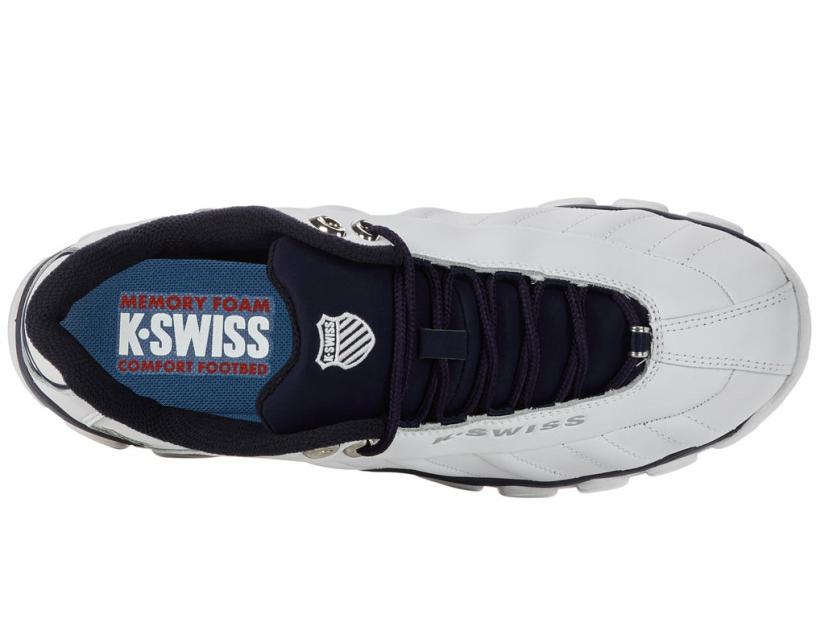 K-Swiss ST329 CMF White/peacoat/white | Men Wide Shoes