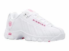 K-Swiss ST329 CMF White/shocking Pink | Women Wide Shoes