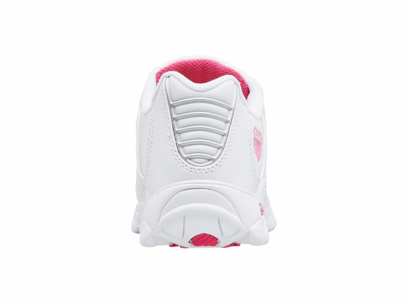 K-Swiss ST329 CMF White/shocking Pink | Women Wide Shoes