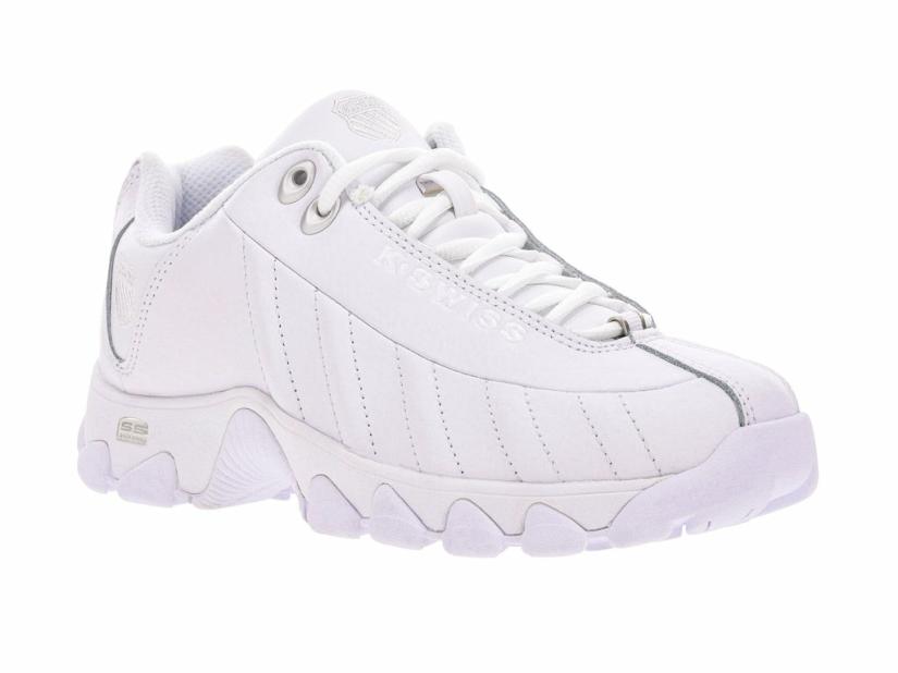K-Swiss ST329 CMF White/silver | Women Wide Shoes