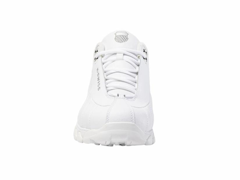 K-Swiss ST329 CMF White/silver/silver | Men Wide Shoes