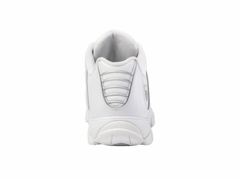 K-Swiss ST329 CMF White/silver/silver | Men Wide Shoes