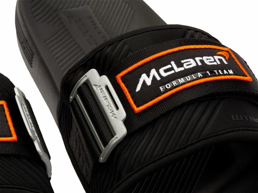 K-Swiss STRAP SANDAL X MCLAREN Black/papaya | Men Slides &amp; Sandals