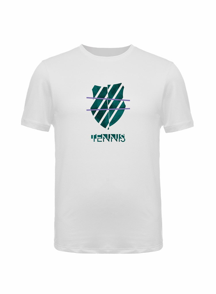 K-Swiss STRIPE LOGO S/S Evergreen | Men Tennis