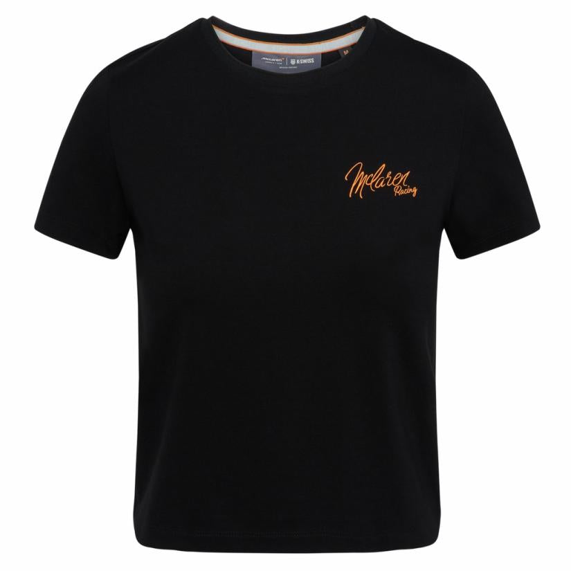 K-Swiss THE MCLAREN CROP Black | Women T-Shirts &amp; Tops