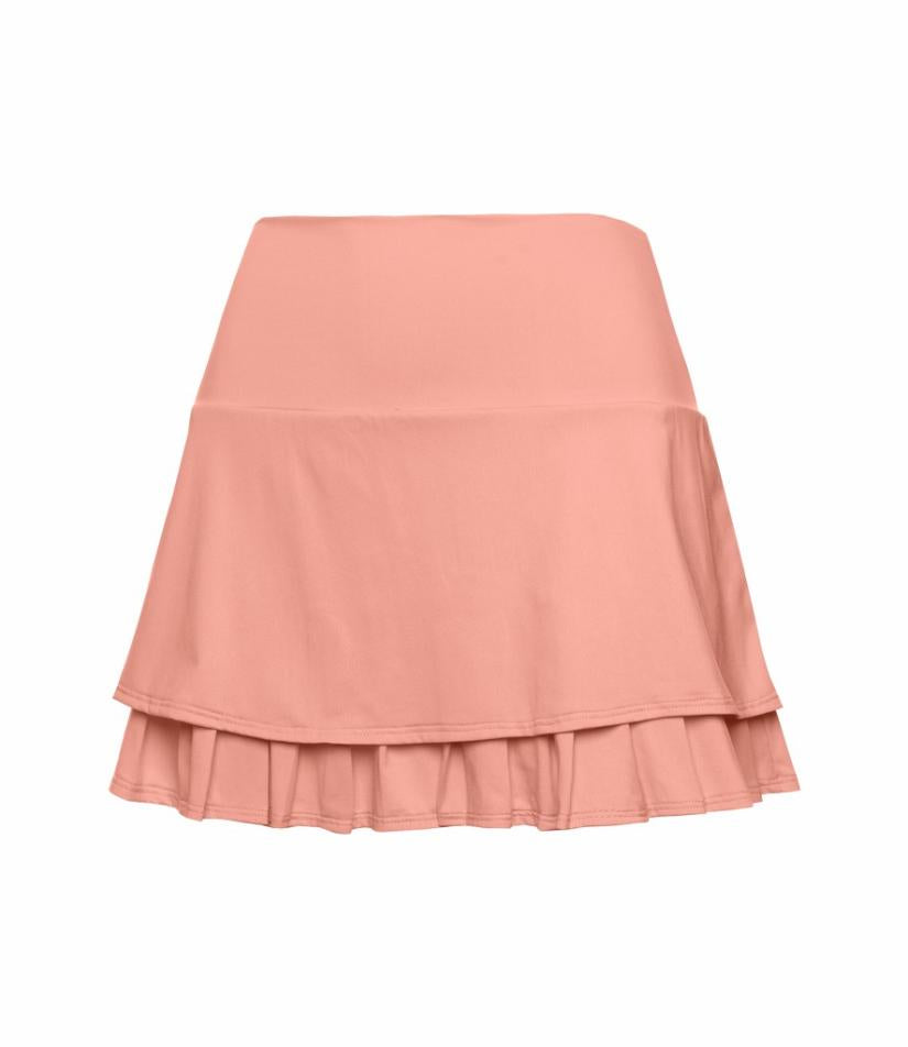 K-Swiss TIER PLEAT SKIRT-14" Peach | Women Tennis