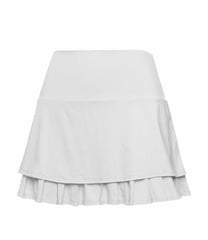 K-Swiss TIER PLEAT SKIRT-14" White | Women Skirts &amp; Dresses
