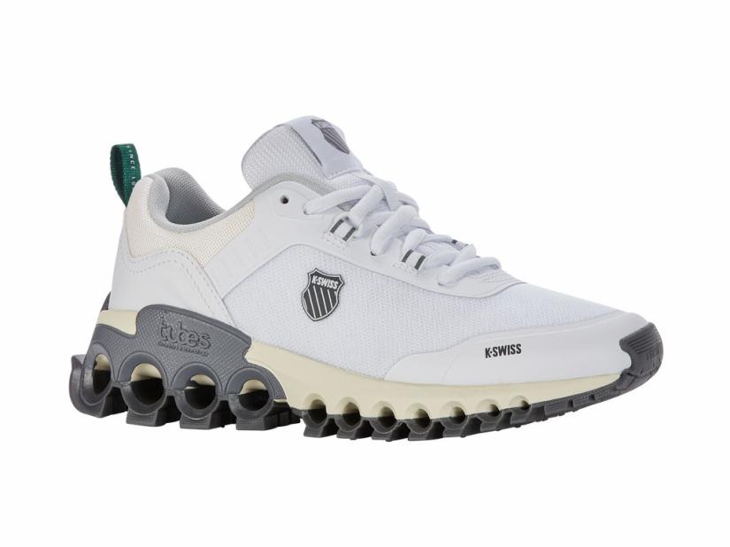 K-Swiss TUBES GRIP White/steel Gray/charcoal | Women Lifestyle