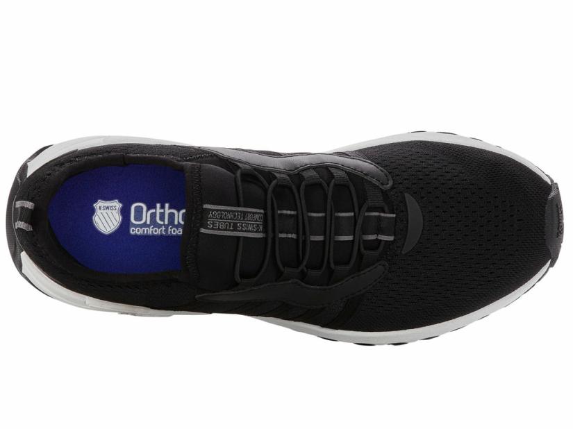 K-Swiss TUBES SLIP-ON Black/white/smoked Pearl | Women Lifestyle