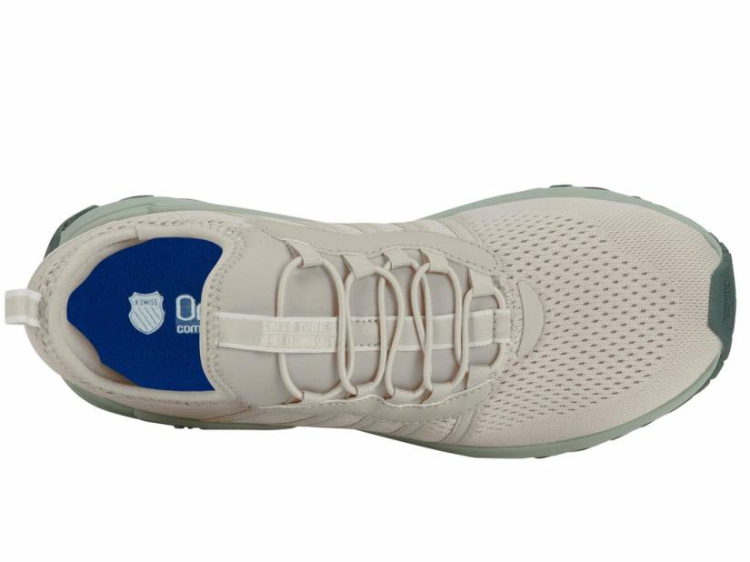 K-Swiss TUBES SLIP-ON Oatmeal/frosty Green/duck Green | Women Lifestyle