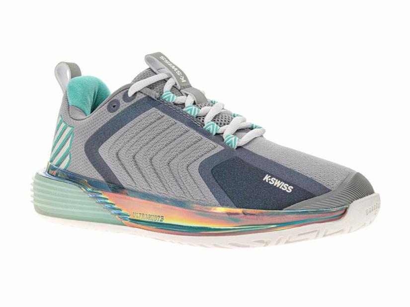 K-Swiss ULTRASHOT 3 Alloy/brilliant White/ Turquoise | Women Tennis