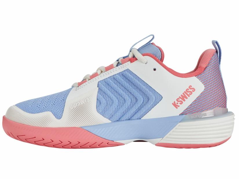 K-Swiss ULTRASHOT 3 Bright White/open Air/strawberry Ice | Women Tennis