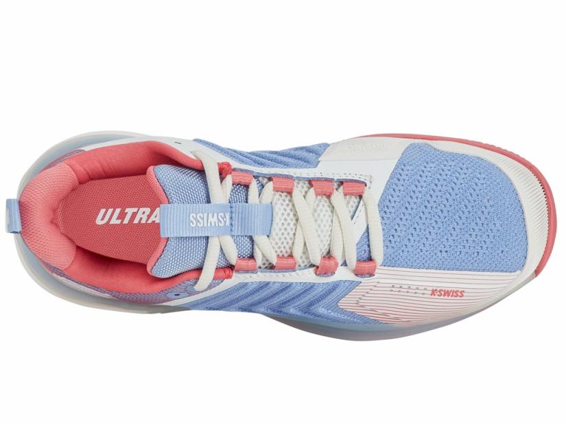 K-Swiss ULTRASHOT 3 Bright White/open Air/strawberry Ice | Women Tennis