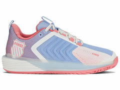 K-Swiss ULTRASHOT 3 Bright White/open Air/strawberry Ice | Women Tennis