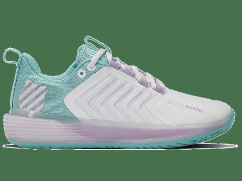 K-Swiss ULTRASHOT 3 Brilliant White/angel Blue/sheer Lilac | Women Tennis