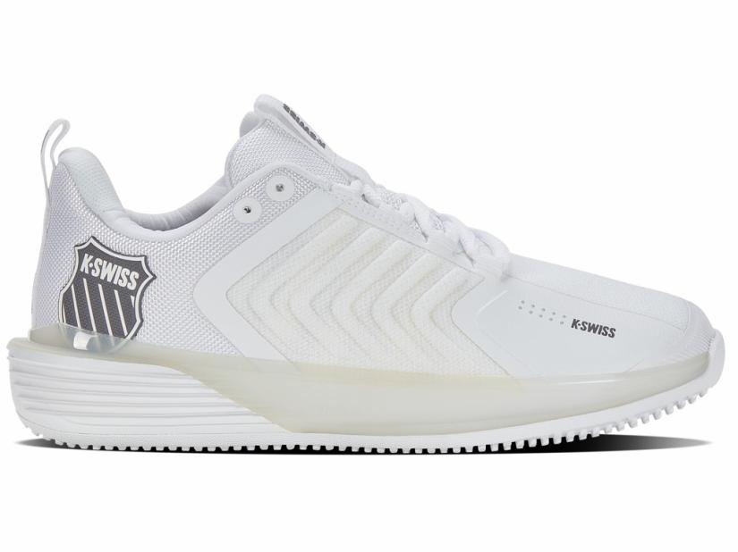 K-Swiss ULTRASHOT 3 GRASS White/steel Gray | Women Tennis