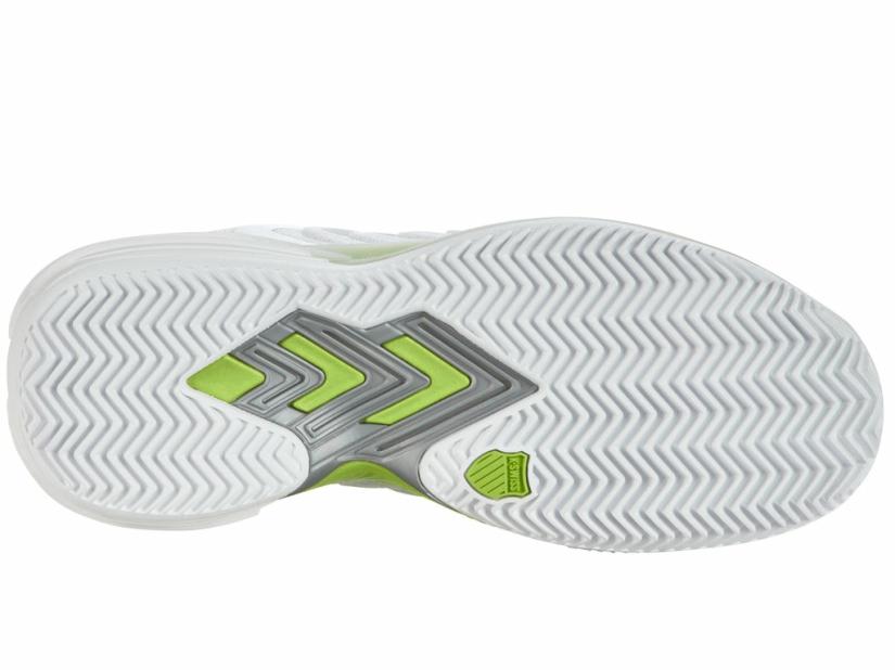 K-Swiss ULTRASHOT 3 HB White/gray Violet/lime Green | Women Tennis