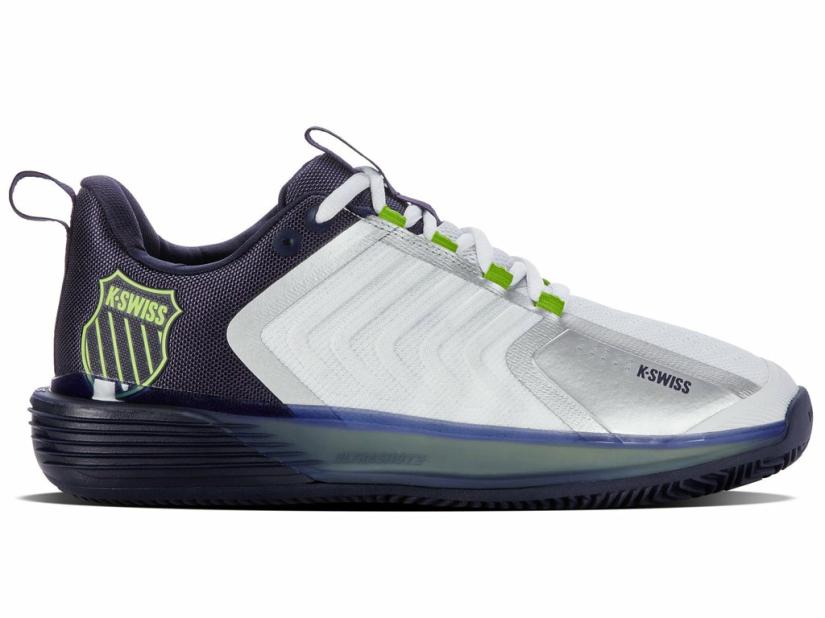 K-Swiss ULTRASHOT 3 HB White/peacoat/lime Green | Men Tennis