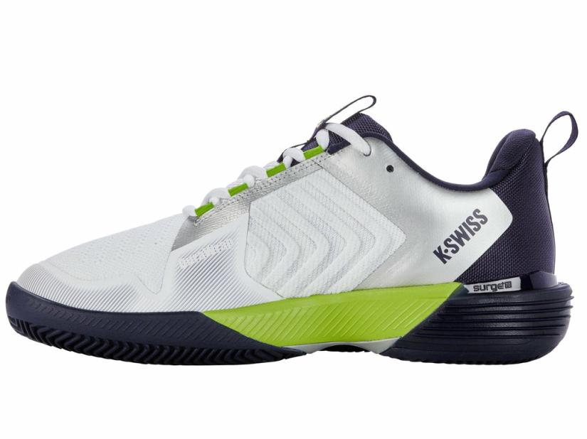 K-Swiss ULTRASHOT 3 HB White/peacoat/lime Green | Men Tennis