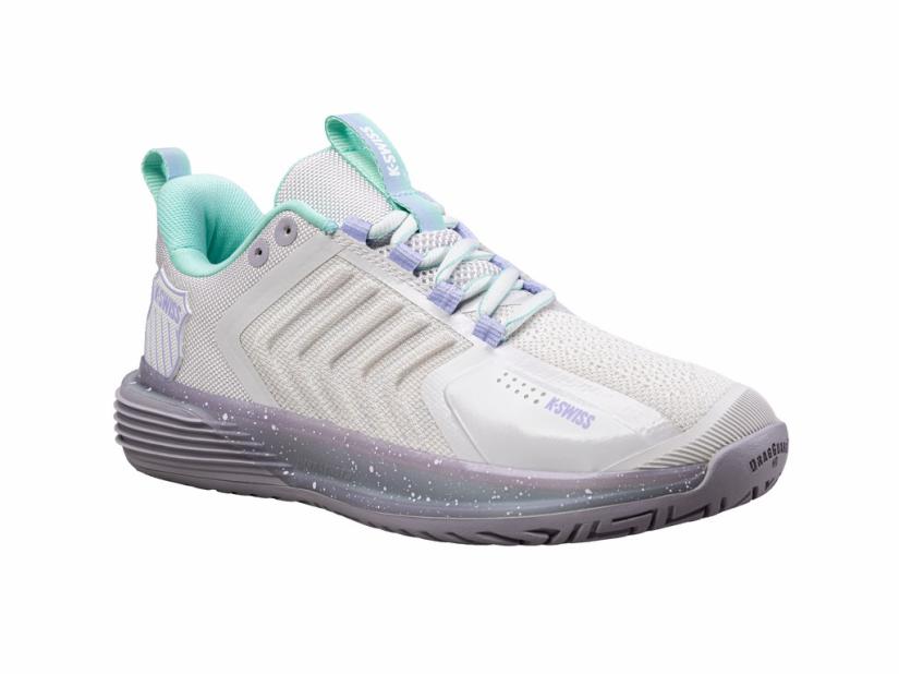 K-Swiss ULTRASHOT 3 Nimbus Cloud/lilac Gray/neon Purple | Women Tennis