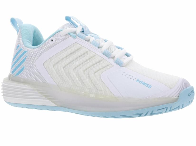 K-Swiss ULTRASHOT 3 White/blue Glow | Women Padel