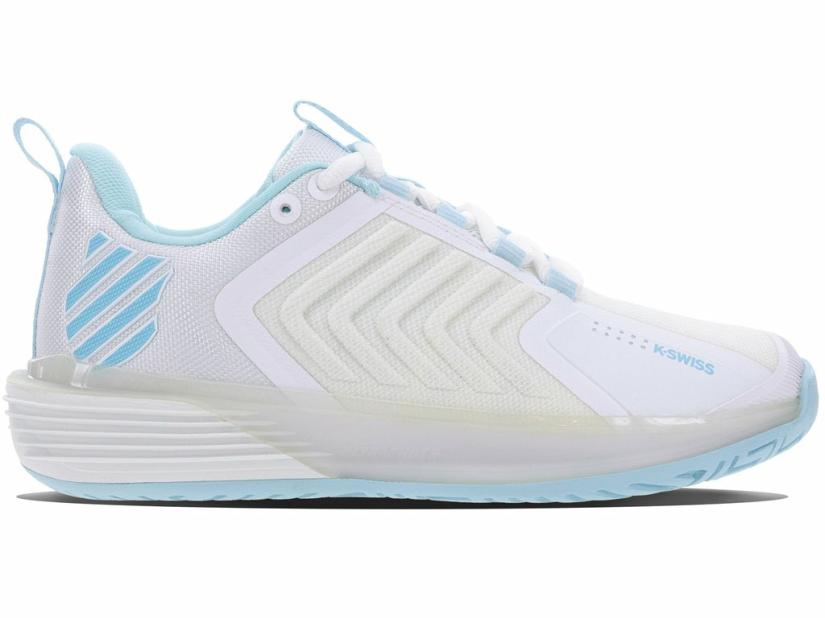 K-Swiss ULTRASHOT 3 White/blue Glow | Women Padel