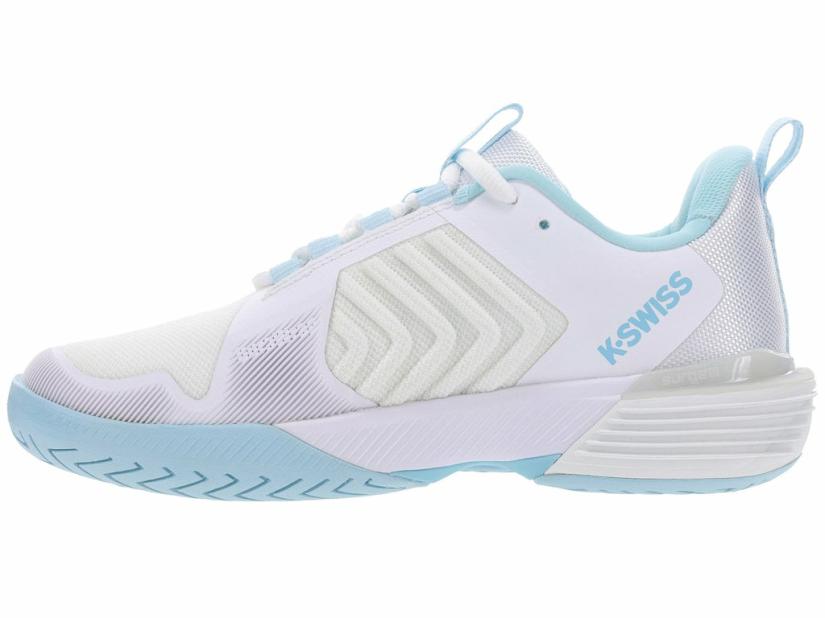 K-Swiss ULTRASHOT 3 White/blue Glow | Women Tennis