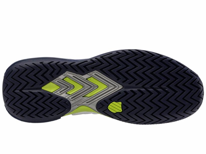 K-Swiss ULTRASHOT 3 White/peacoat/lime Green | Men Tennis