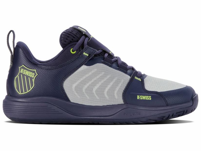 K-Swiss ULTRASHOT TEAM Peacoat/gray Violet/lime Green | Men Tennis