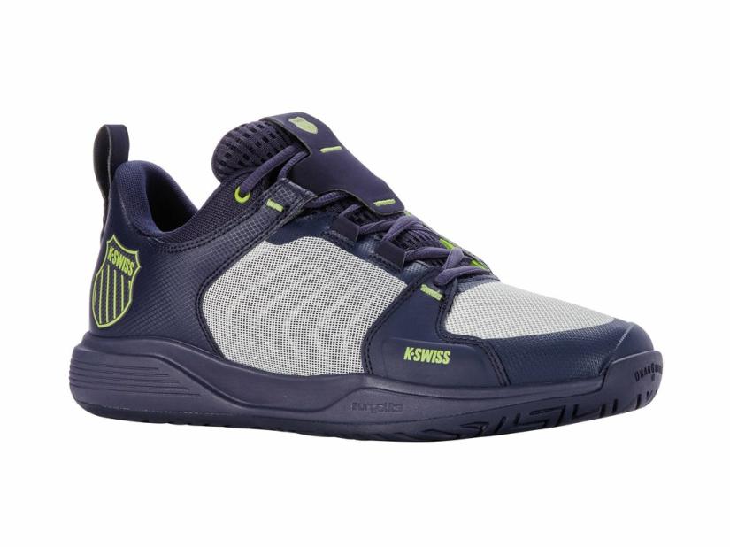 K-Swiss ULTRASHOT TEAM Peacoat/gray Violet/lime Green | Men Tennis