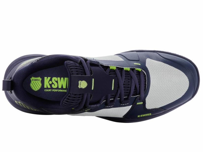 K-Swiss ULTRASHOT TEAM Peacoat/gray Violet/lime Green | Men Tennis
